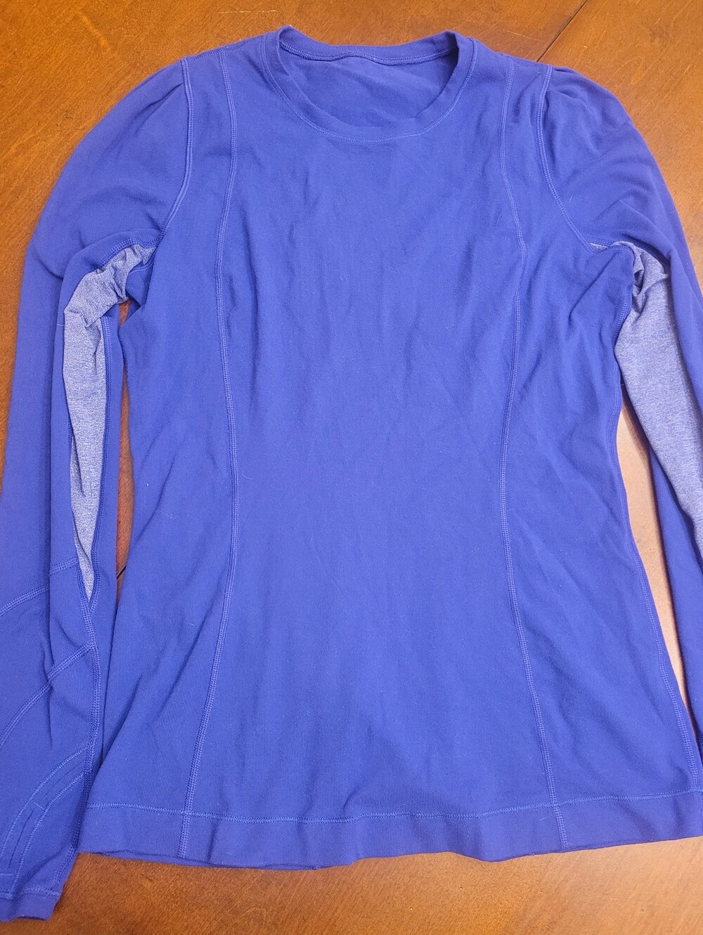 Lululemon Royal Blue Long Sleeve Athletic Top